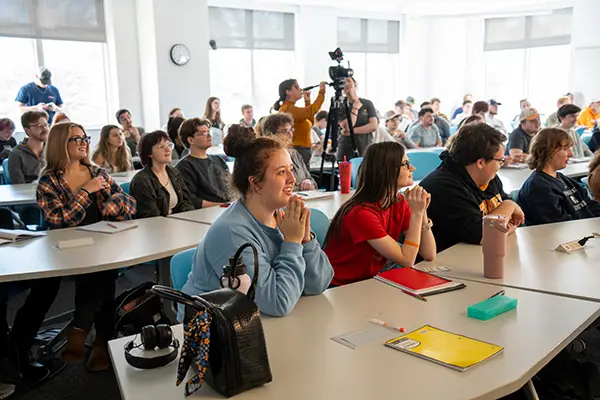 Students in class